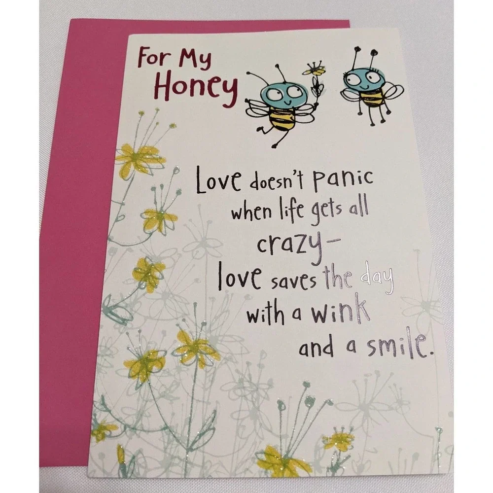 Happy Mother's Day wife My Sweet Honey Bee Lover No Love Sweeter Hallmark Card